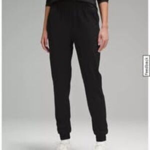Womens Lululemon Stretch High-Rise Jogger Full Length - Black - Size 2